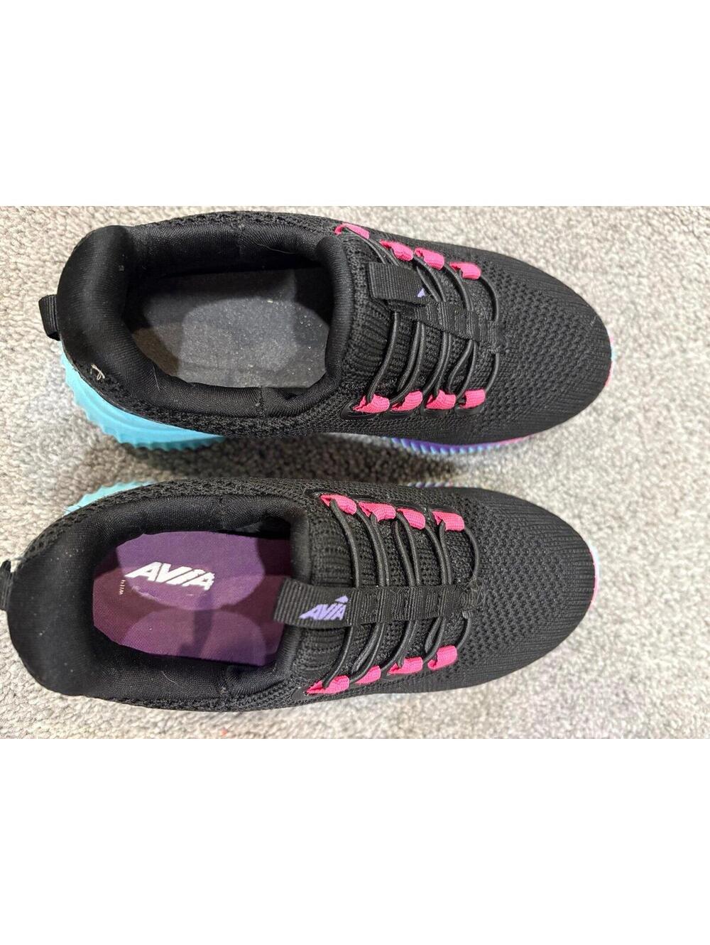 Girls Avia sneakers black size 12